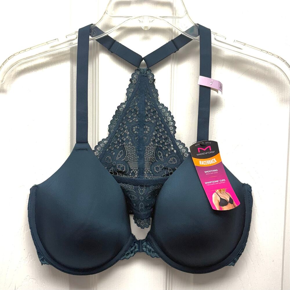 Maidenform Racerback Smoothing Underwire Bra Style 07112 Size 36 D NWT MSRP $44